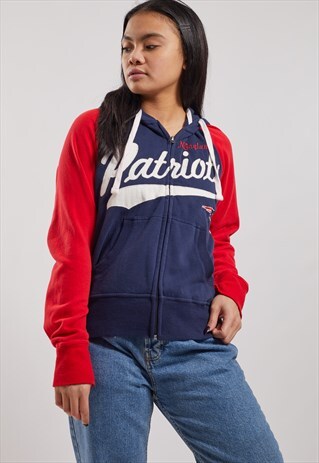 VINTAGE NFL NEW ENGLAND PATRIOTS ZIP-UP HOODIE