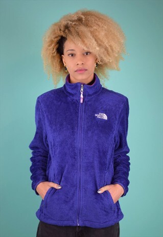 VINTAGE 90'S NORTH FACE FURRY ZIP-UP FLEECE