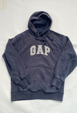 Vintage 90s GAP Heavy Cotton Embroidered Hoodie