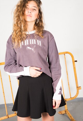 VINTAGE 80'S PUMA SWEATSHIRT / S0759