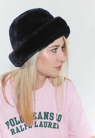 VINTAGE 90'S FAUX FUR RUSSIAN HAT