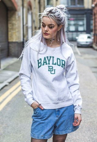 VINTAGE CHAMPION JUMPER (WHITE)