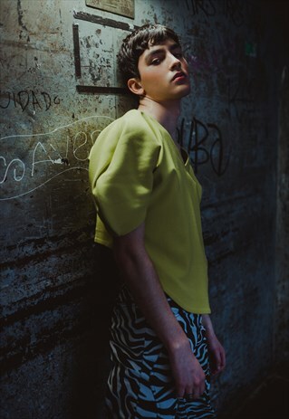 HANDMADE GREEN BLOUSE