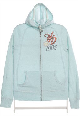 Vintage 90's Harley Davidson Hoodie Zip Up Y2K