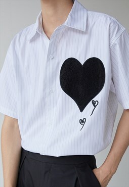 Men's Heart-shaped icon shirt