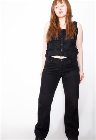 VINTAGE 90S VERSACE DENIM JEANS ID:7696