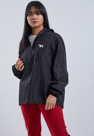 VICTORIA'S SECRET 1/4 ZIP WINDBREAKER JACKET