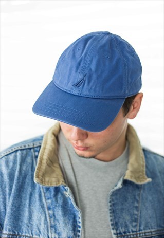 VINTAGE NAUTICA CAP HAT LOGO 90S X 3.8