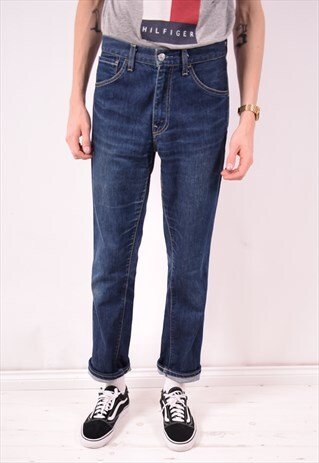 LEVI'S MENS VINTAGE JEANS W32 L31 BLUE 90S
