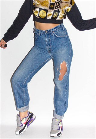 VINTAGE HIGH WAIST DISTRESSED LEVI'S