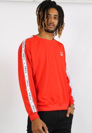 VINTAGE PUMA SWEATSHIRT RED