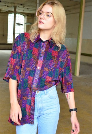 80S VINTAGE PINK SHIRT