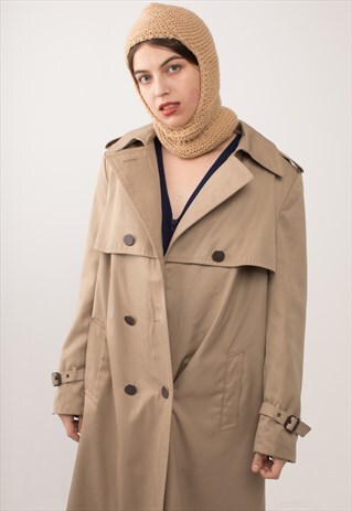 HAND MADE WOOL BEIGE BALACLAVA