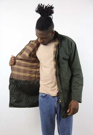 VINTAGE DICKIES GREEN WAX JACKET