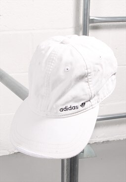 Vintage Adidas Originals Cap in White Baseball Summer Hat