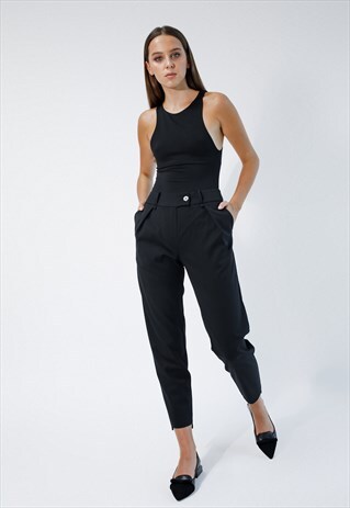 BLACK CIGARETTE WOMEN PANTS IPANTS