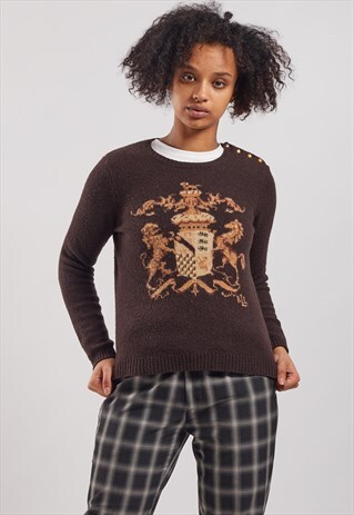VINTAGE RALPH LAUREN KNITTED JUMPER
