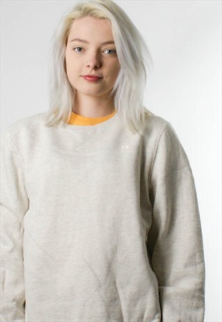 CHAMPION EMBROIDERED LOGO SWEATSHIRT JUMPER