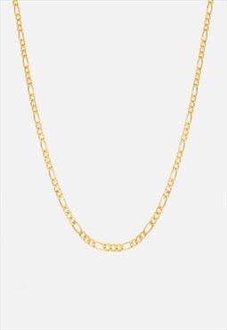 Women's Thin Figaro Chain Necklace - Gold