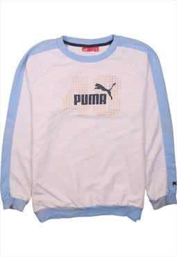 Vintage 90's Puma Sweatshirt Spellout Crew Neck Heavyweight