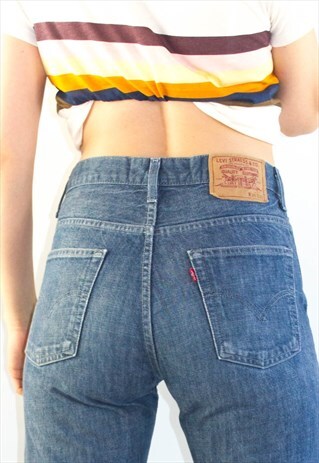 VINTAGE 80'S WIDE LEG FLARE JEANS