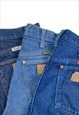 VINTAGE WRANGLER GRADE A DARK BLUE DENIM SHORTS VARIOUS