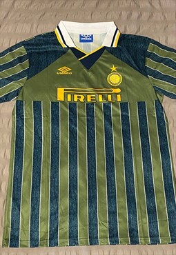 Inter milan 1995 1996 away football shirt umbro jersey