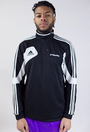 VINTAGE ADIDAS BLACK 90'S JACKET