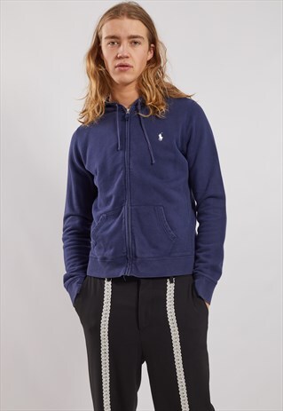 VINTAGE RALPH LAUREN ZIP-UP HOODIE