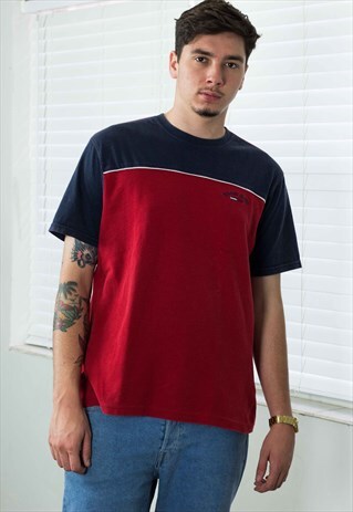 VINTAGE TOMMY HILFIGER T-SHIRT LOGO 90S L 9