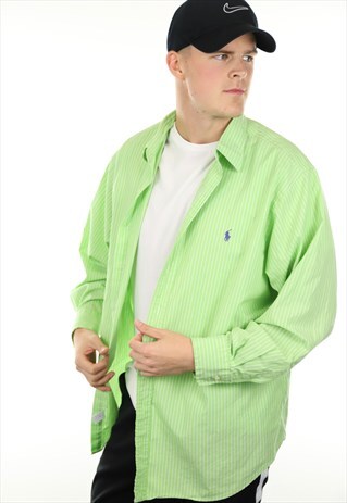 VINTAGE RALPH LAUREN STRIPED LONG SLEEVE ALCOTT SHIRT