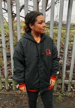 VINTAGE NFL CINCINNATI BENGALS PRO SPORT STARTER JACKET COAT