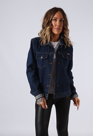 DENIM JACKET VINTAGE US POLO UK 12 (K94A)