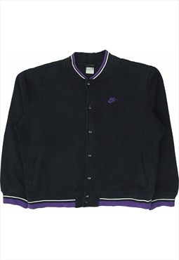 Vintage 90's Nike Fleece Button Up Swoosh