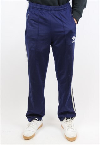 VINTAGE ADIDAS NAVY TRACKSUIT BOTTOMS