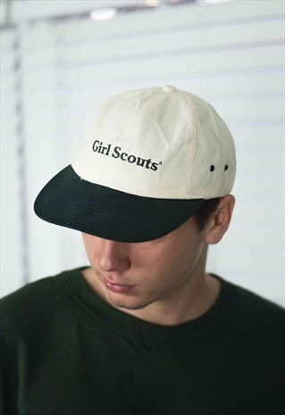 VINTAGE GIRL SCOUTS CAP LOGO 90S X 2.3