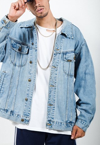 VINTAGE 80S ORIGINAL LEE BASIC DENIM JACKET / 7501