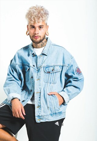 VINTAGE 80S ORIGINAL LEE BASIC DENIM JACKET / S6712