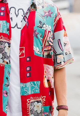 VINTAGE 90S PATTERNED SHIRT