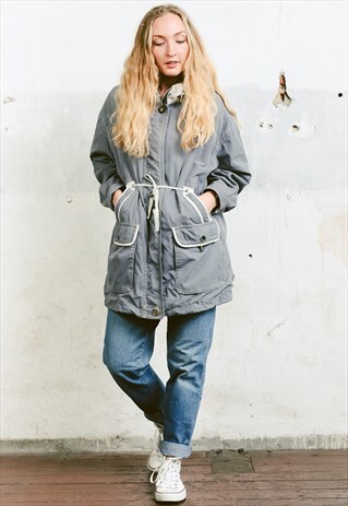 VINTAGE 80S BOLD PARKA JACKET