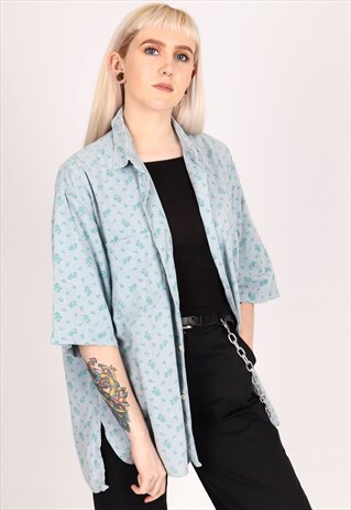 VINTAGE PATTERN SHIRT NS567