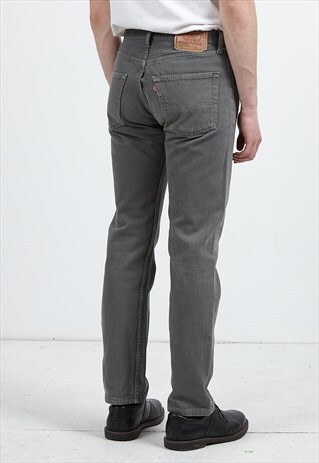 VINTAGE GREY LEVI'S 501 FIT DENIM JEANS