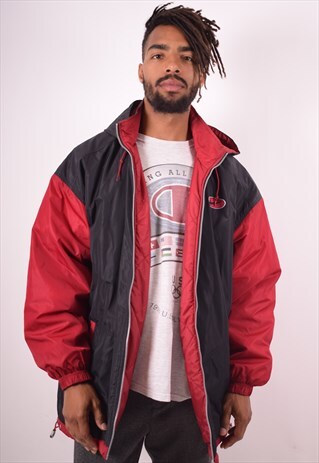 NIKE MENS VINTAGE JACKET XL BLACK 90S