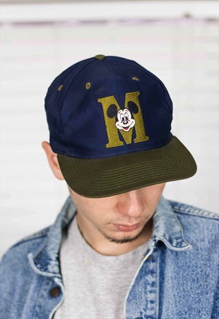 VINTAGE DISNEY MICKEY MOUSE CAP LOGO 90S ONE SIZE 2.8