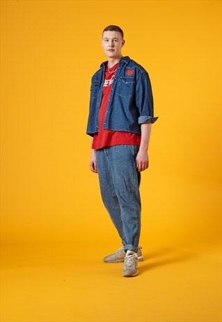 VINTAGE FUEL DENIM LOVE HEART SHIRT
