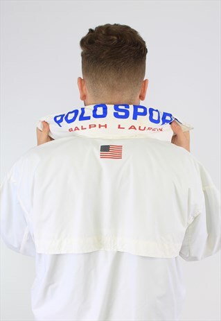 RALPH LAUREN POLO SPORT HALF-ZIP RAIN ANORAK JACKET