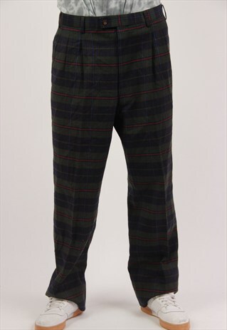 VINTAGE TARTEN TROUSERS