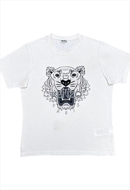 Kenzo Womens White T-Shirt M