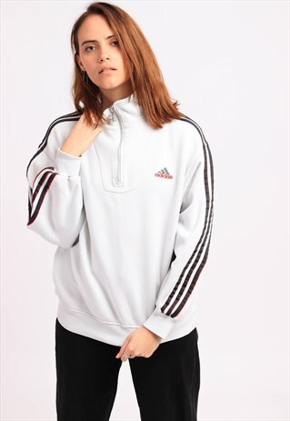 VINTAGE ADIDAS 1/4 ZIP SWEATSHIRT