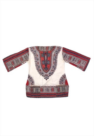 Vintage blouse tunic kaftan boho pattern